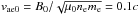 Mathematical equation: \hbox{$v_{\rm ae0} =B_0/ \sqrt{\mu_0n_{\rm e}m_{\rm e}}= 0.1c$}