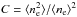 Mathematical equation: \hbox{$C=\langle n_{\rm e}^2\rangle/\langle n_{\rm e}\rangle^2$}