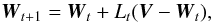 \appendix \setcounter{section}{2} \begin{equation} \label{eq:BMU} \vec{W}_{t+1}=\vec{W}_t+L_t(\vec{V}-\vec{W}_t) , \end{equation}