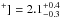 Mathematical equation: \hbox{$^+]= 2.1^{+0.4}_{-0.3}$}