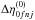 \hbox{$\Delta\eta^{(0)}_{0fnj}$}