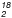 \hbox{$_\mathsfsl{2}^\mathsfsl{18}$}