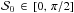 Mathematical equation: \hbox{$\dpsiz \, \in \, [0, \, \pi/2]$}