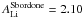 \hbox{$\ali^{\text{Sbordone}}=2.10$}