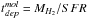 Mathematical equation: \hbox{${\it t}_{dep}^{mol}={\it M}_{H_2}/SFR$}