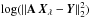 Mathematical equation: \hbox{$\log(||{\bf A}\,\vec{X}_{\lambda}-\vec{Y}||_{2}^{2})$}