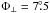 \hbox{$\Phi_{\perp} = 7\fdg5$}