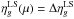 Mathematical equation: \hbox{$\eta^{\rm LS}_{g}(\mu) = \Delta\eta^{\rm LS}_{g}$}