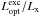 Mathematical equation: \hbox{$L_{\rm opt}^{\rm exc}/L_{\rm x}$}