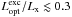 Mathematical equation: \hbox{$L_{\rm opt}^{\rm exc}/L_{\rm x}\lesssim 0.3$}