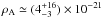 \hbox{$\rho_{\rm A}\simeq (4^{+16}_{-3})\times 10^{-21}$}