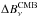 Mathematical equation: \hbox{$\Delta B_{\nu}^{\rm{CMB}}$}