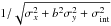 Mathematical equation: \hbox{$1/\sqrt{\sigma_x^2 + b^2\sigma_y^2 + \sigma_{\rm int}^2}$}