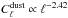 Mathematical equation: \hbox{$C_\ell^{\rm{dust}}\propto \ell^{-2.42}$}