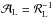 Mathematical equation: \hbox{$\mathcal{A}_{\rm L}=\mathcal{R}_{\rm L}^{-1}$}