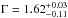 Mathematical equation: \hbox{$\Gamma=1.62^{+0.03}_{-0.11}$}