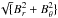 \hbox{$\sqrt\{B_r^2+B_\theta^2\}$}