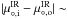 Mathematical equation: \hbox{$|\mu_{\circ \rm ,i}^{\rm IR}-\mu_{\circ \rm ,o}^{\rm IR}| \sim$}