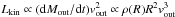 Mathematical equation: \hbox{$L_{\rm kin}\propto ({\rm d}M_{\rm out}/{\rm d}t)v_{\rm out}^2\propto \rho(R)R^2v_{\rm out}^3$}