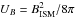 Mathematical equation: \hbox{$U_{B}=B_{\rm ISM}^{2}/8\pi$}