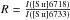 Mathematical equation: \hbox{$R = \frac{I([\ion{S}{ii}]6718)}{I([\ion{S}{ii}]6733)}$}