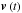 Mathematical equation: \hbox{$\vec{v}\left(t\right)$}