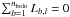 Mathematical equation: \hbox{$\sum_{b=1}^{n_{\mathrm{bolo}}} L_{b,l} = 0$}