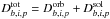 Mathematical equation: \hbox{$D^{\mathrm{tot}}_{b,i,p} = D^{\mathrm{orb}}_{b,i,p} + D^{\mathrm{sol}}_{b,i,p}$}