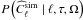 Mathematical equation: \hbox{$P\left(\widehat C_{\ell}^{\rm sim}\mid\ell,\tau,\Omega\right)$}