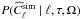 Mathematical equation: \hbox{$P( \widehat C_{\ell}^{\rm sim}\mid\ell,\tau,\Omega)$}