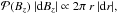 Mathematical equation: \hbox{$\PBz ~|\rmd \Bz| \propto 2 \pi ~r ~|\rmd r|,$}