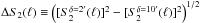 Mathematical equation: \hbox{$\Delta S_{2}(\ell) \equiv \left([S^{\rm \delta=2'}_{2}(\ell)]^{2}-[S^{\rm \delta=10'}_{2}(\ell)]^{2}\right)^{1/2}$}