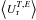 Mathematical equation: \hbox{$\left\langle U^{T,E}_{\rm r} \right\rangle$}