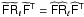 Mathematical equation: \hbox{$\widetilde{\tens{F}} \widetilde{\tens{R}}_{\bdt} \widetilde{\tens{F}}^{\sf{T}} = \widehat{\tens{F}} \widehat{\tens{R}}_{\bdt} \widehat{\tens{F}}^{\sf{T}}$}
