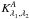 Mathematical equation: \hbox{$K^A_{\lambda_1, \lambda_2}$}