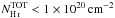 Mathematical equation: \hbox{$N_\mathrm{\ion{H}{i}}^\mathrm{TOT}<1\times10^{20}\,\mathrm{cm}^{-2}$}