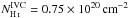 Mathematical equation: \hbox{$N_\mathrm{\ion{H}{i}}^\mathrm{IVC}=0.75\times10^{20}\,\mathrm{cm}^{-2}$}