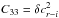 \hbox{$C_{33} = \delta c_{r-i}^2$}