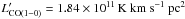 \hbox{$L'_{\rm CO(1{-}0)}=1.84\times 10^{11}\, \rm{K\ km\ s^{-1}~pc^2}$}