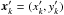 \hbox{$\vec{x}_k' = (x_k',y_k')$}