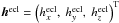 Mathematical equation: \hbox{$\bm h^{\rm ecl}=\left(h^{\rm ecl}_x,~h^{\rm ecl}_y,~h^{\rm ecl}_z\right)^{\rm T}$}