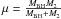 Mathematical equation: \hbox{$\mu = \tfrac{M_{\mathrm{BH}}M_{\mathrm{2}}}{M_{\mathrm{BH}} + M_{\mathrm{2}}}$}
