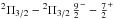 \hbox{$^{2}\Pi_{3/2}-{^{2}\Pi}_{3/2}\, \frac{9}{2}^--\frac{7}{2}^+$}