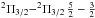 \hbox{$^{2}\Pi_{3/2}{-}{^{2}\Pi}_{3/2}\, \frac{5}{2}-\frac{3}{2}$}