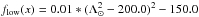 \hbox{$f_{\rm low}(x)=0.01*(\Lambda_\odot^{2}-200.0)^{2}-150.0$}