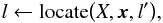 \appendix \setcounter{section}{1} \begin{equation} l \gets \mathrm{locate}\big( X, \vec{x}, l^\prime \big), \label{eq:locate} \end{equation}