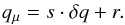 \appendix \setcounter{section}{1} \begin{equation} q_\mu = s\cdot\delta q + r. \end{equation}