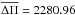\hbox{$\overline{\Delta \Pi}= 2280.96$}