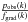 Mathematical equation: \hbox{$\frac{p_\mathrm{obs}(k)}{f_{\mathrm{grad}}(k)}$}