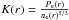 \hbox{$K(r) = \frac{P_{\rm e}(r)}{n_{\rm e}(r)^{5/3}}$}